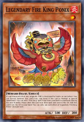 Legendary Fire King Ponix (Secret Rare)