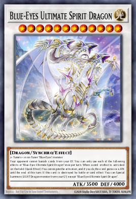Blue-Eyes Ultimate Spirit Dragon (Secret Rare)