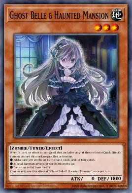 Ghost Belle & Haunted Mansion (OTS Stamp)