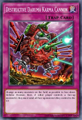 Destructive Daruma Karma Cannon (OTS Stamp)